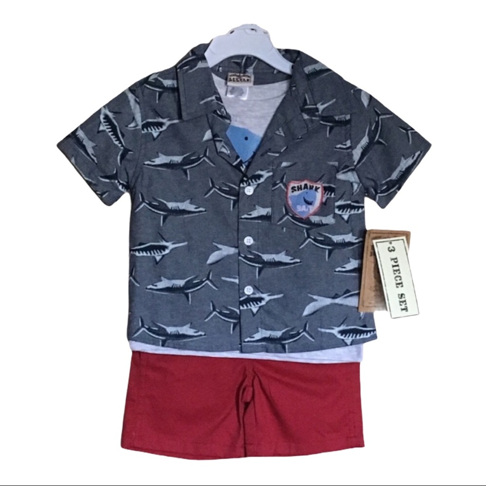 Infant Boys 3 Piece Summer Outfit
